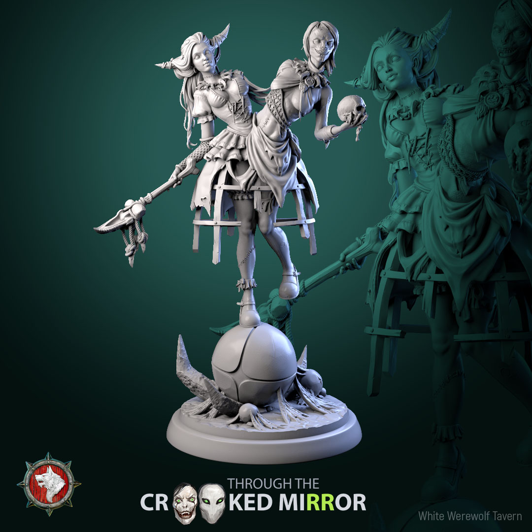 The Gorebound Twins - 32mm & 75mm Pre-supported STLs + 5e Style Stats Block